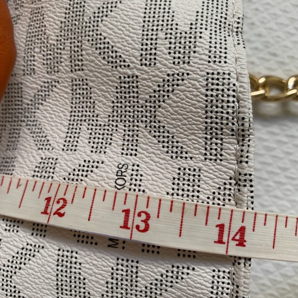 Michael Kors Logo Womens Handbag Satchel Bag pre-owned VGC designer logo 🤎 - Picture 15 of 16